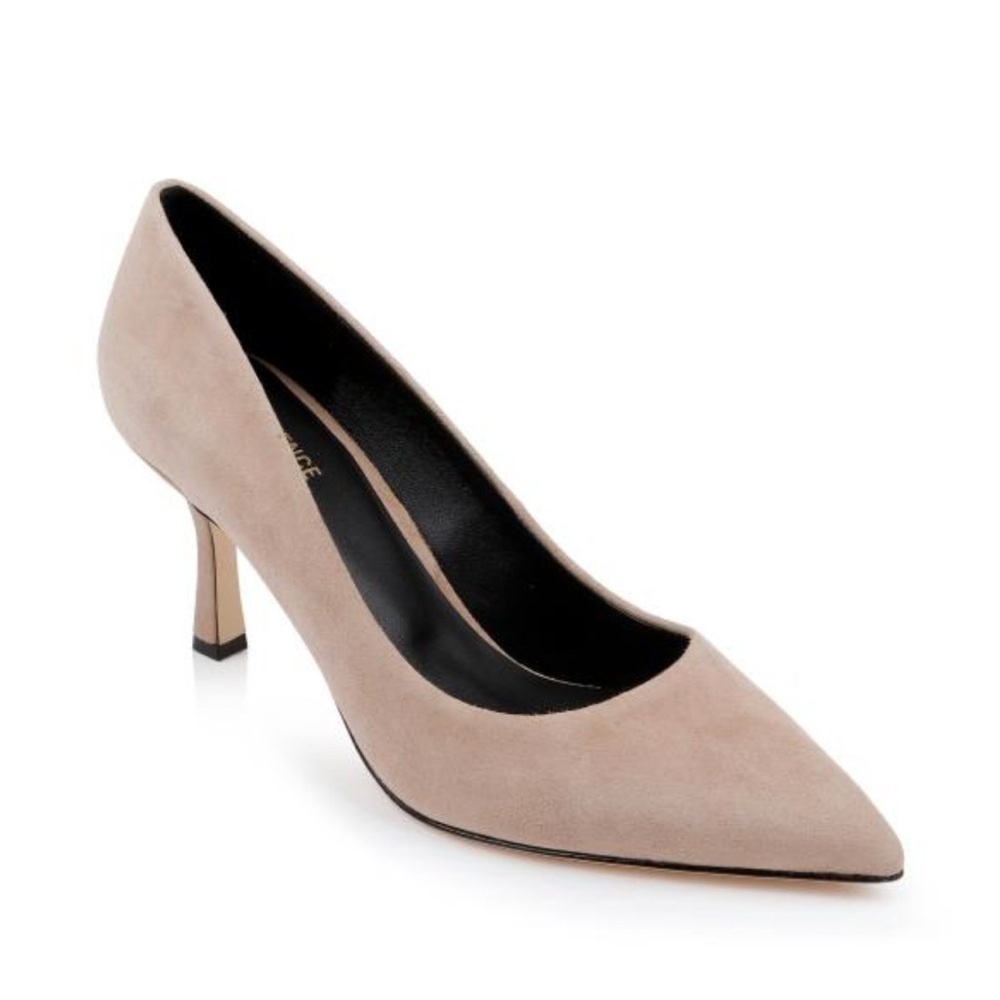 L'AGENCE Fleur 75MM Suede Pump
